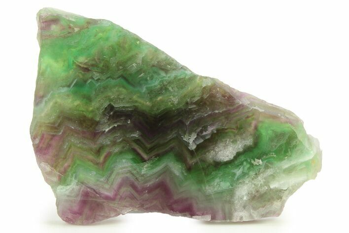 Colorful, Polished Fluorite Slab - China #284274